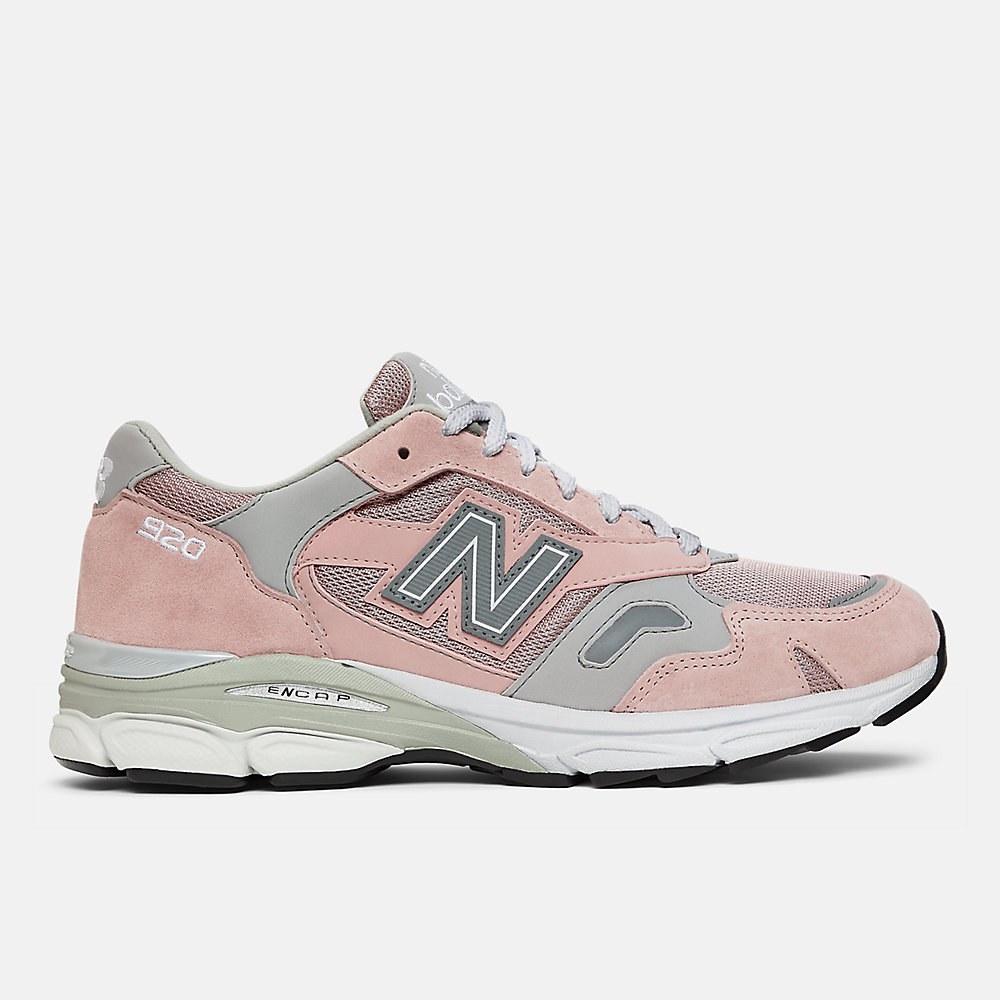 New Balance MADE in UK 920 Shoes Pink with Grey and White